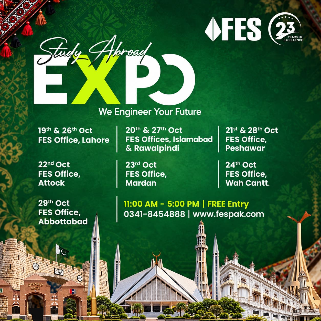 FES Study Abroad Expo 2026 - We Engineer Your Future